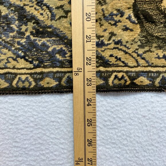 VINTAGE Tapestry Wall Hanging Arabian Nights Middle East Village Fringe - Picture 7 of 12